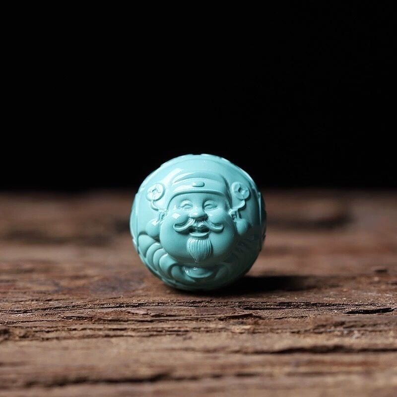 Turquoise carved bracelet
