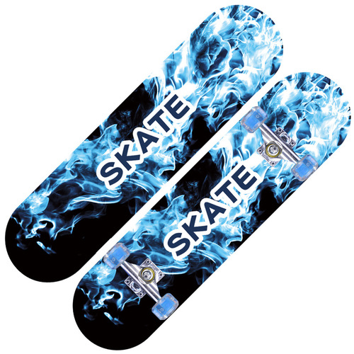 Children's Four-Wheeled Skateboard Baby Beginner Cartoon Dual-Skateboard Teenager Skateboard 2808 Flat Plate Factory Wholesale