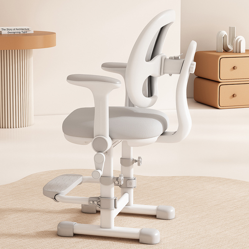 Children's Automatic Backrest-Adjusting Learning Chair, Adjustable Height, Posture-Correcting Seat, Suitable for Primary School Students, Home Desk Chair