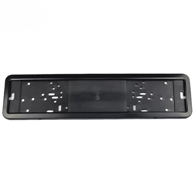 Cross-Border Hot-Selling Russian and License plate holder/license plate holder - spray-black-stainless-steel-material