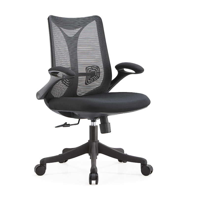 017 - 19 - S002B * Negro (estado de algodón + reposabrazos + chasis libre + pies de nylon) 63 * 40 * 63 * 14.5KG