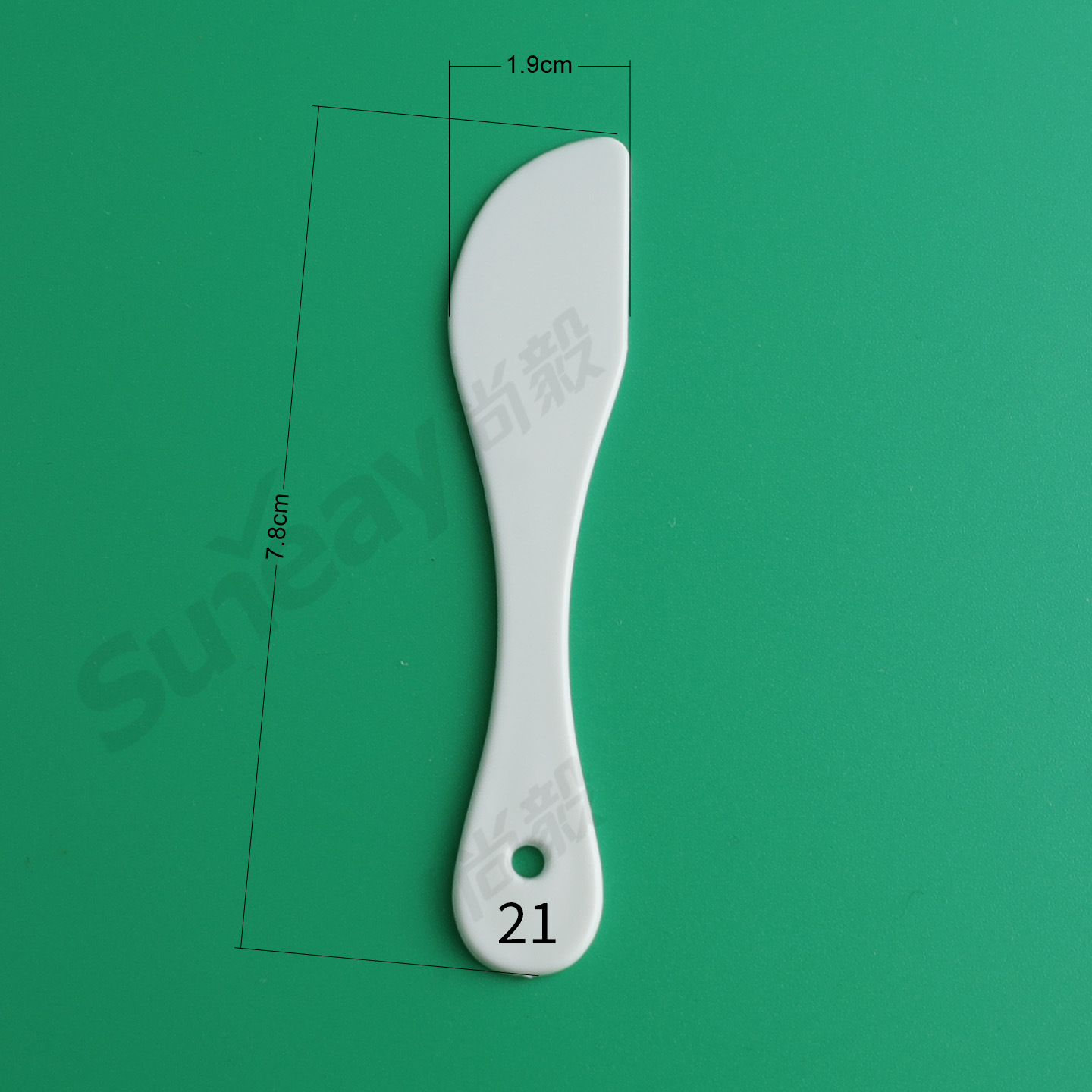 En stock maquillaje herramientas de plástico cara crema cuchara máscara cuchara recoger palillo cuchara raspado ojo crema embalaje palo moldeo por inyección cuchara
