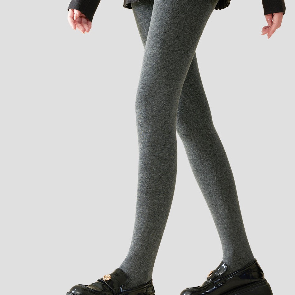 여성 겨울 기모 9부 레깅스 고탄력 보온 슬림핏 미압 팬티스타킹