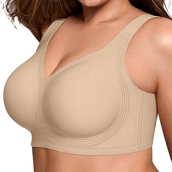 Amazon's Best-Selling Leopard Print Cross-Border Bra, Large Size Jelly Gel Underwear for Women, Thin Style, Seamless, No Underwire, Export