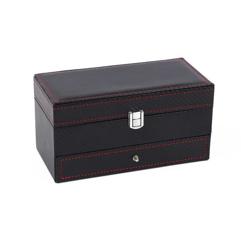 블랙 레드 라인 + 베이지