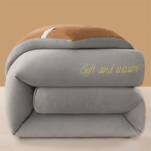 跨境秋冬牛奶绒被子被芯棉被加厚学生宿舍春秋冬被冬季棉被子批发