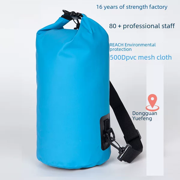 Cross-Border Waterproof Bag Dry Bag Outdoor Waterproof Bag Rafting Mountaineering Backpack Swimming Beach Waterproof Bucket Bag