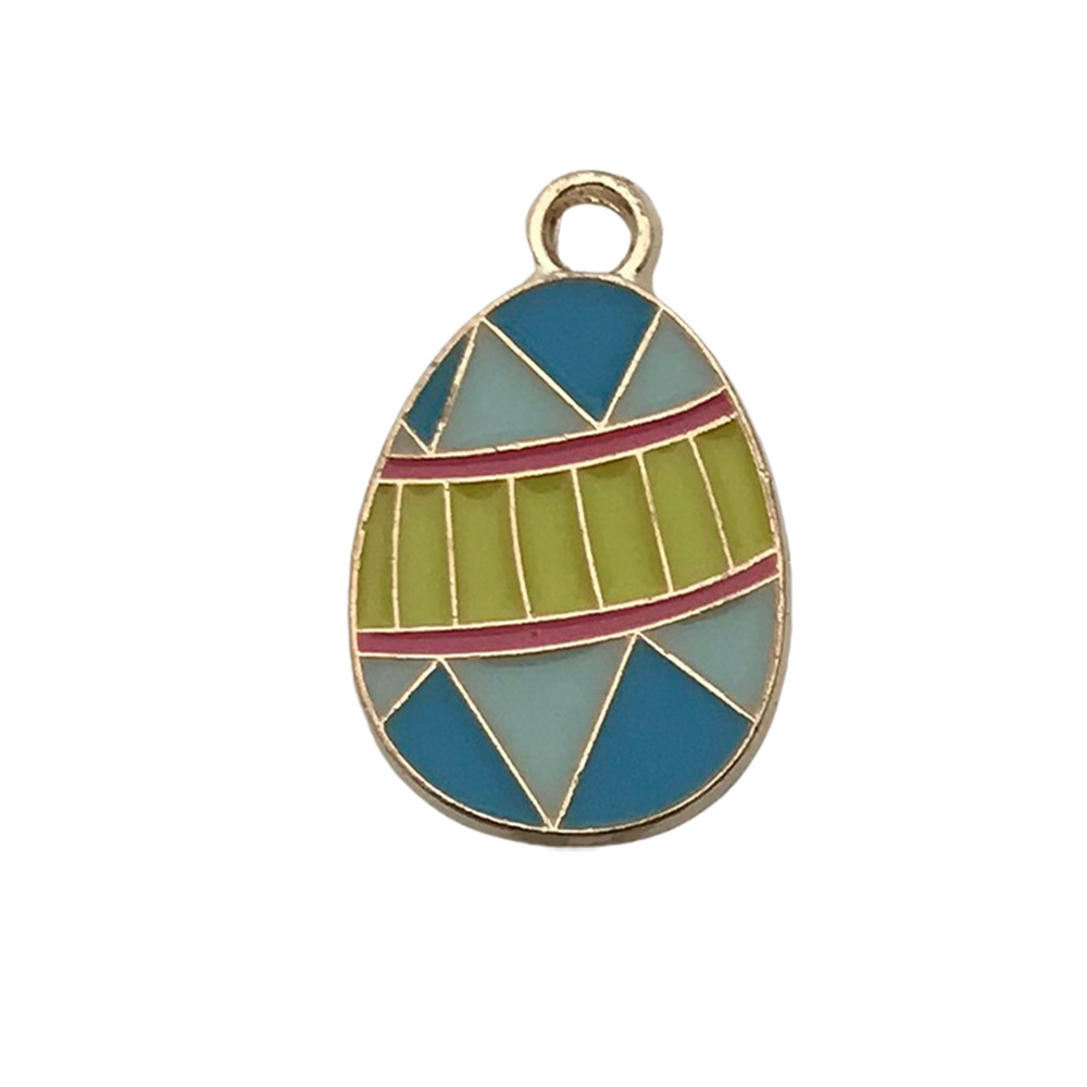 Conejo de huevo de Pascua transfronterizo Acción de gracias hoja de arce calabaza accesorios de bricolaje creativo llavero colgante pequeño