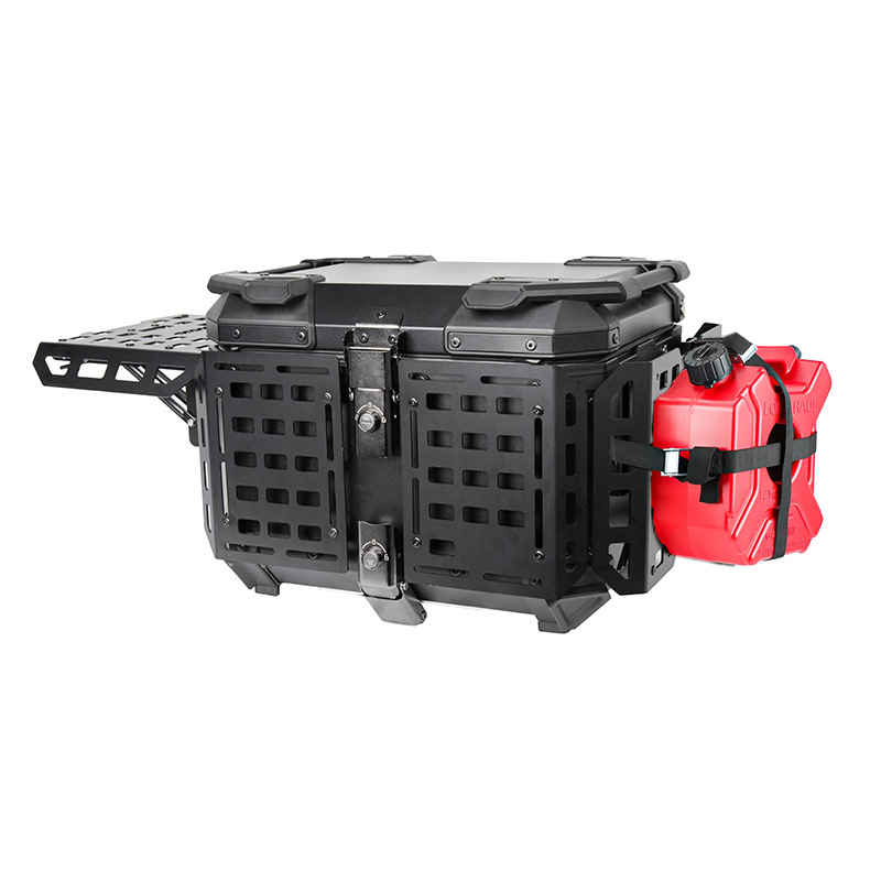 45L55LMJW Extreme Edition Motocicleta de demolición rápida Caja trasera de aleación de aluminio Coche eléctrico Caja lateral del maletero Almacenamiento impermeable