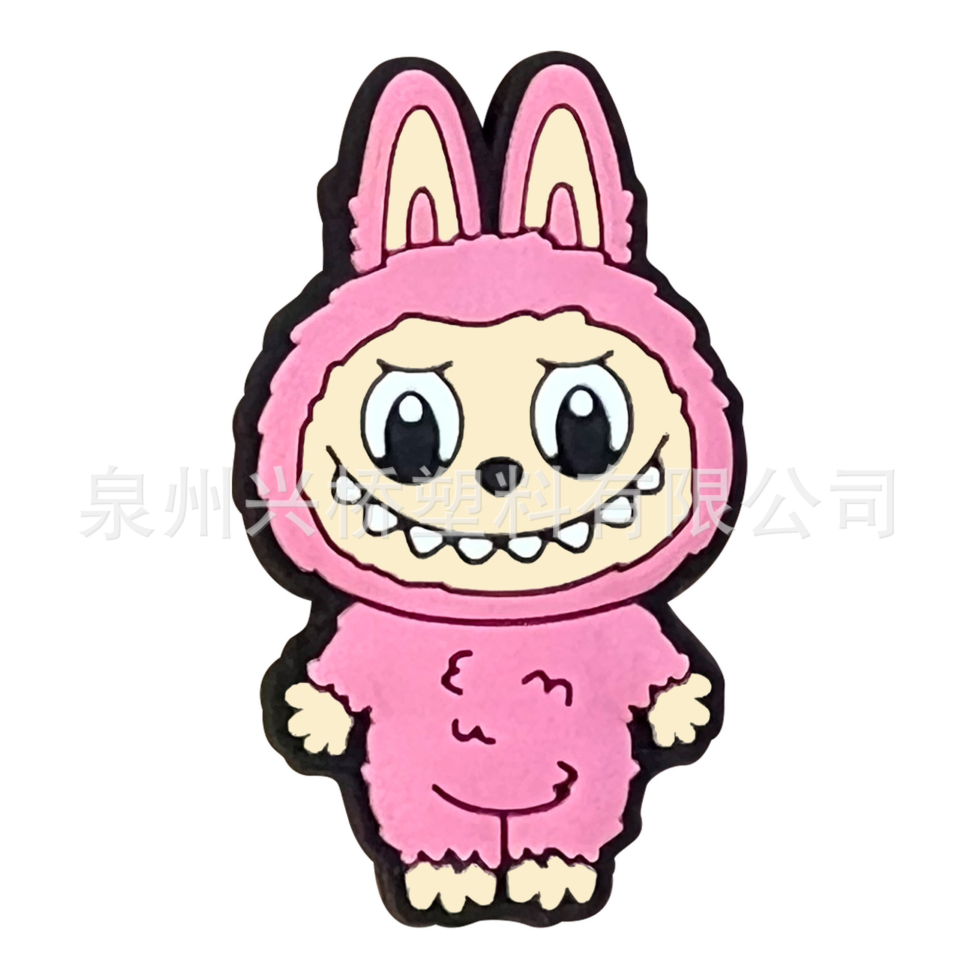 Labubu クロスボーダークロックス diy アクセサリーかわいい PVC ソフトゴム装飾バックル卸売クロックス靴アクセサリー