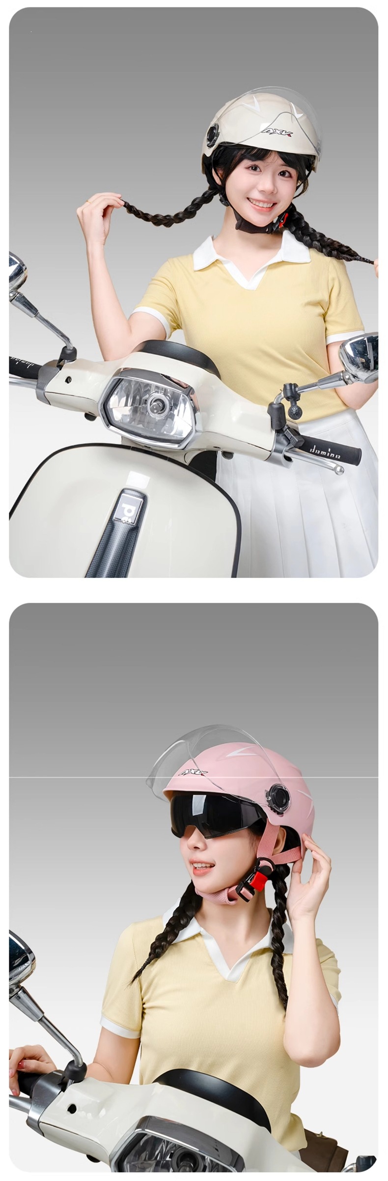 New National Standard 3C Certified Electric Motorcycle Helmet for Men, Summer Sun Protection, Suitable for Women, All-Season Universal Safety Helmet