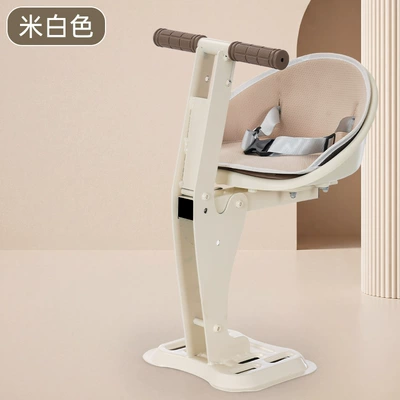 infant stool wholesale, Electric car child seat - off-white-seat-cushion
