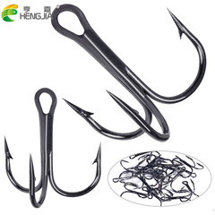 Boxed triple anchor hook Hengjia fishing gear high carbon triple hook 20pcs Luya fish hook fishing gear supplies fish hook wholesale