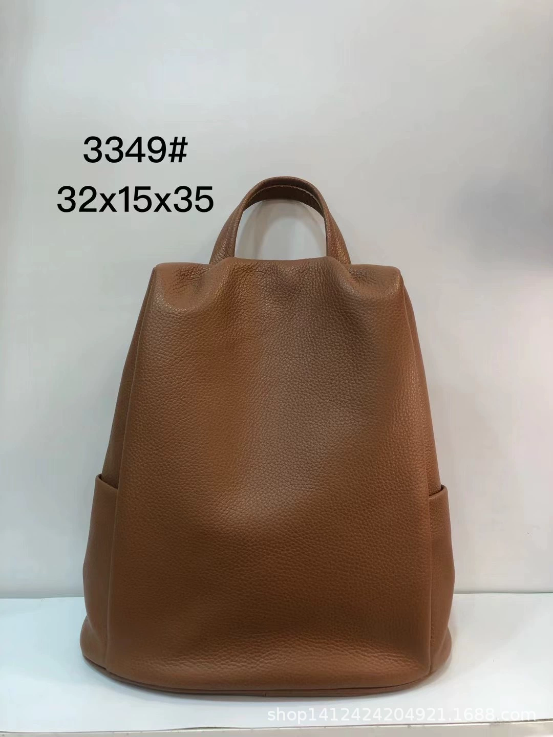 Рюкзак из натуральной кожи, вестерн‑стиль, 32×15×35 см, дорожный и повседневный, 0,92 кг