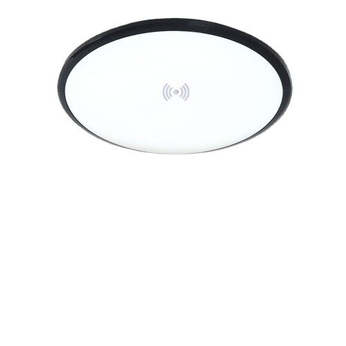 Circular modern minimalist white bedroom balcony corridor human sensing LED smart sensing three-proof ceiling light