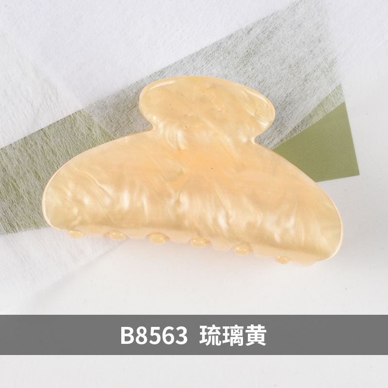 佳蕊发夹精致可爱鲨鱼夹大号发量醋酸抓夹马尾夹女头饰发饰高级感|undefined