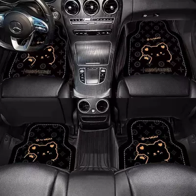 Mats, Four-Piece Set of Car Floor: Universal Foot Pad
