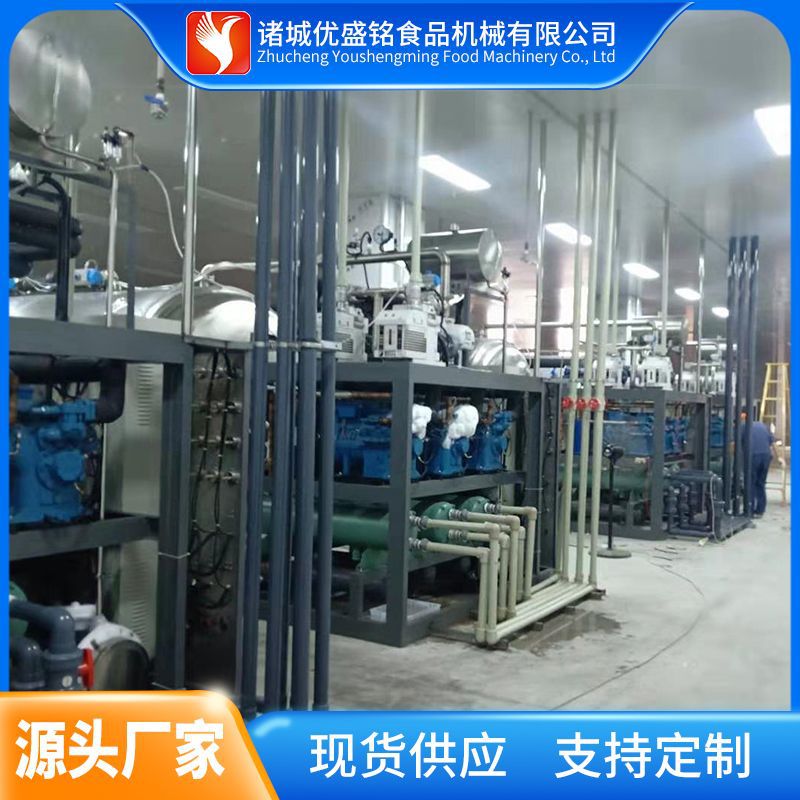 大型香蕉冻干设备 全自动椰汁真空冷冻干燥机  菠菜冻干机器