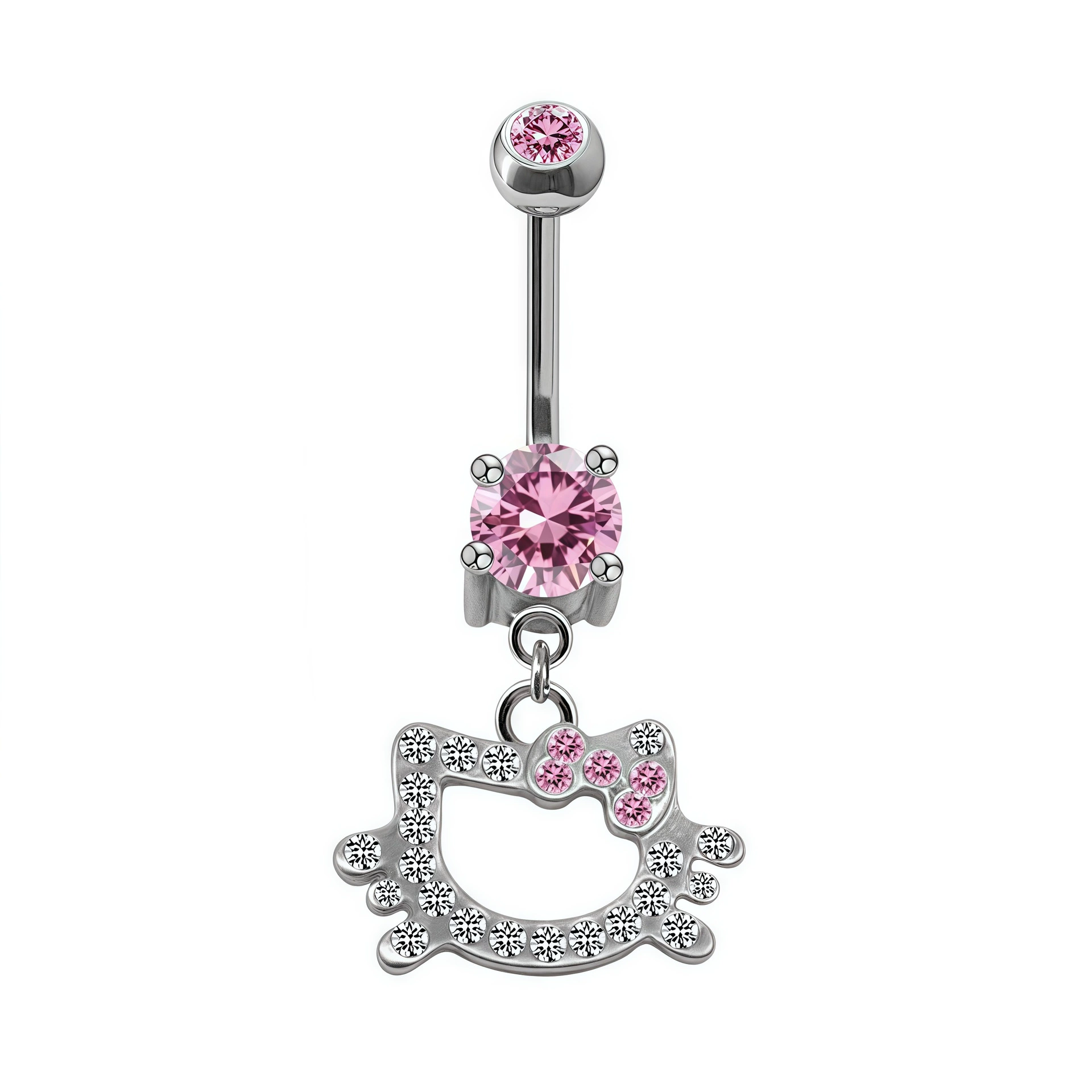 Diamond belly button piercing, wholesale, Amazon