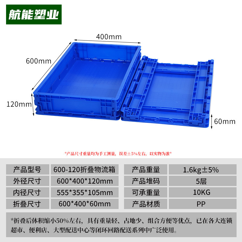 -5899.999999999--19.999999999% off 스택 물류 상자 [파란색]