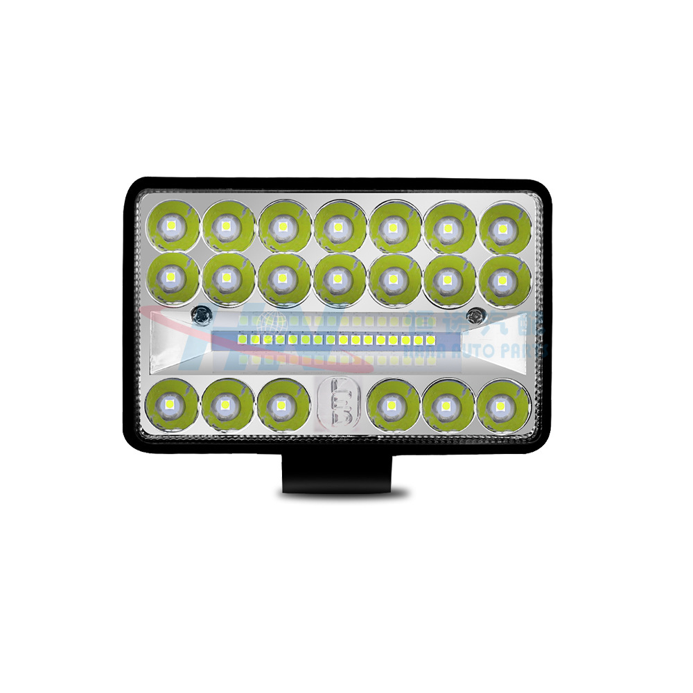 Coche LED luz de trabajo 7-pulgadas 45W cuadrado lejos y cerca de luz Pastor faro vehículo todoterreno superior parachoques delantero medio luz neta