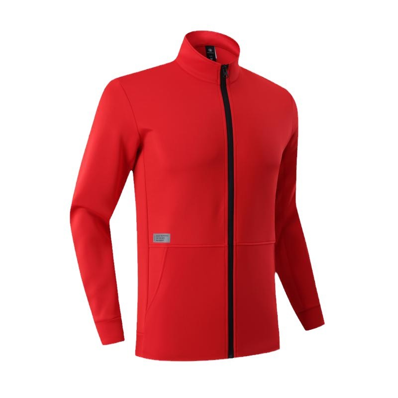 Casual de moda chaqueta deportiva de punto cautiverno invierno ropa de fitness casual suéter fútbol baloncesto bádminton alta elástica transpirable