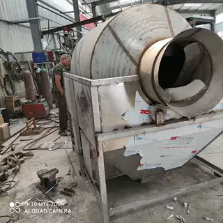 核桃大型电加热炒货机 滚筒式榛子翻炒机 不锈钢粮食烘干机