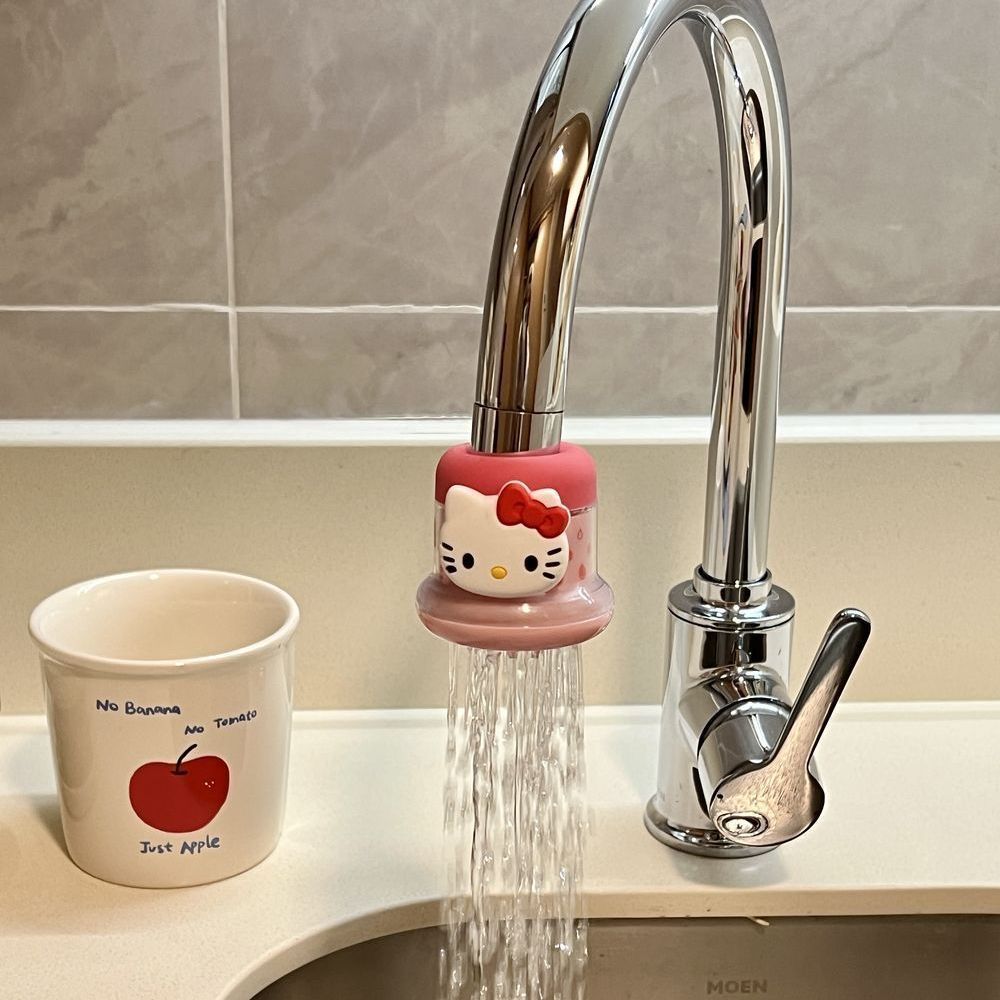 Cat Water Filter, Rotatable, Splash-Proof, Travel Portable Tap Water Purifier, Kitchen Bathroom Washbasin