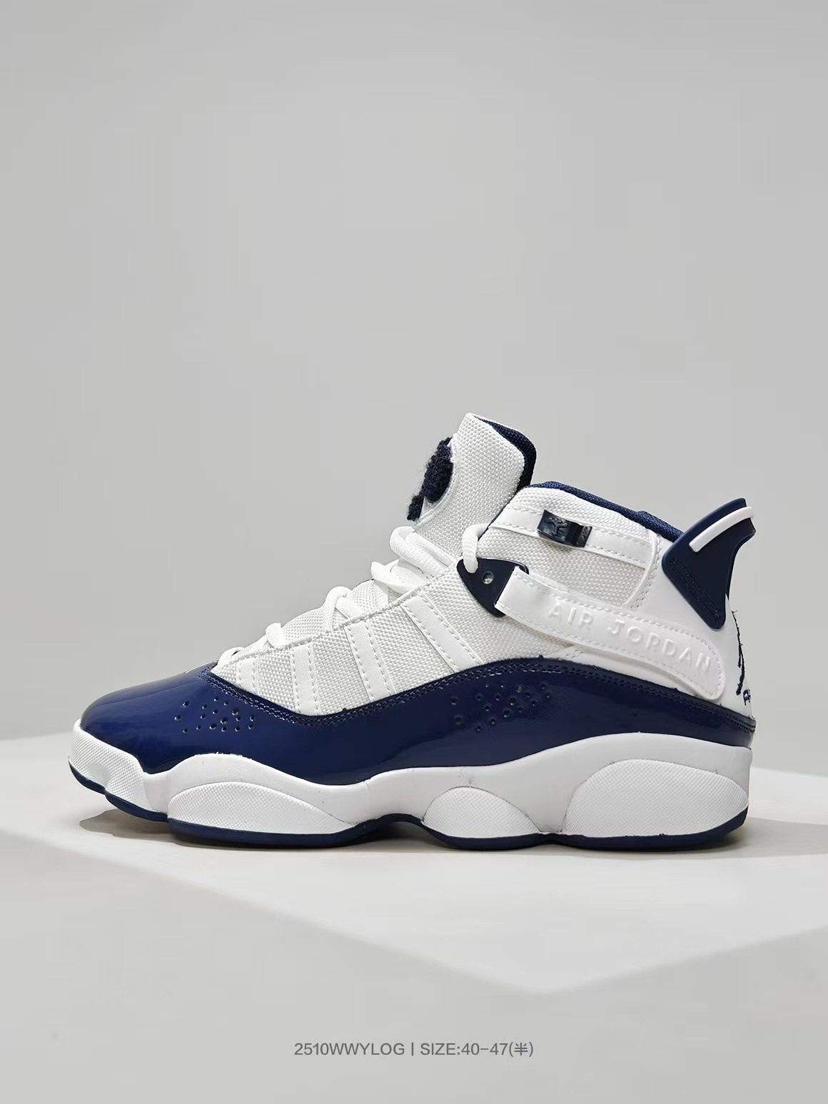 Putian AJ seis coronas zapatos de baloncesto de alto nivel samurai negro para hombre al aire libre cómodos zapatos deportivos casuales de moda