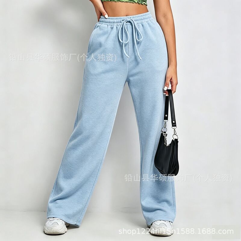 2026 Amazon AliExpress Cross-Border Best-Selling Women's Jogging Pants, US Size, Drawstring Elastic Waist Sweatpants, Plus Size Sports Pants 2026 Amazon AliExpress Cross-Border Best-Selling Women's Jogging Pants, US Size, Drawstring Elastic Waist Sweatpants, Plus Size Sports Pants