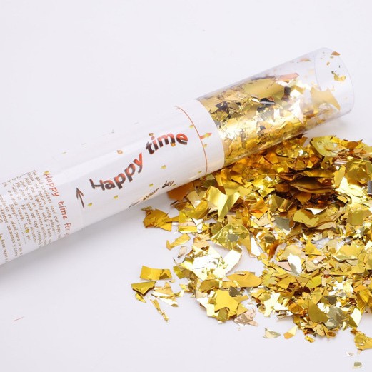 30cm 투명 튜브 골든 플로럴