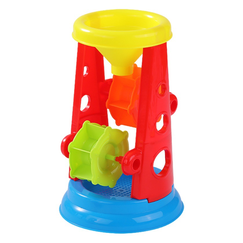Juguetes de playa para niños al por mayor, herramientas para cavar arena y jugar con arena, juego completo, puesto junto al mar, cubo de coche de juguete de reloj de arena image 1