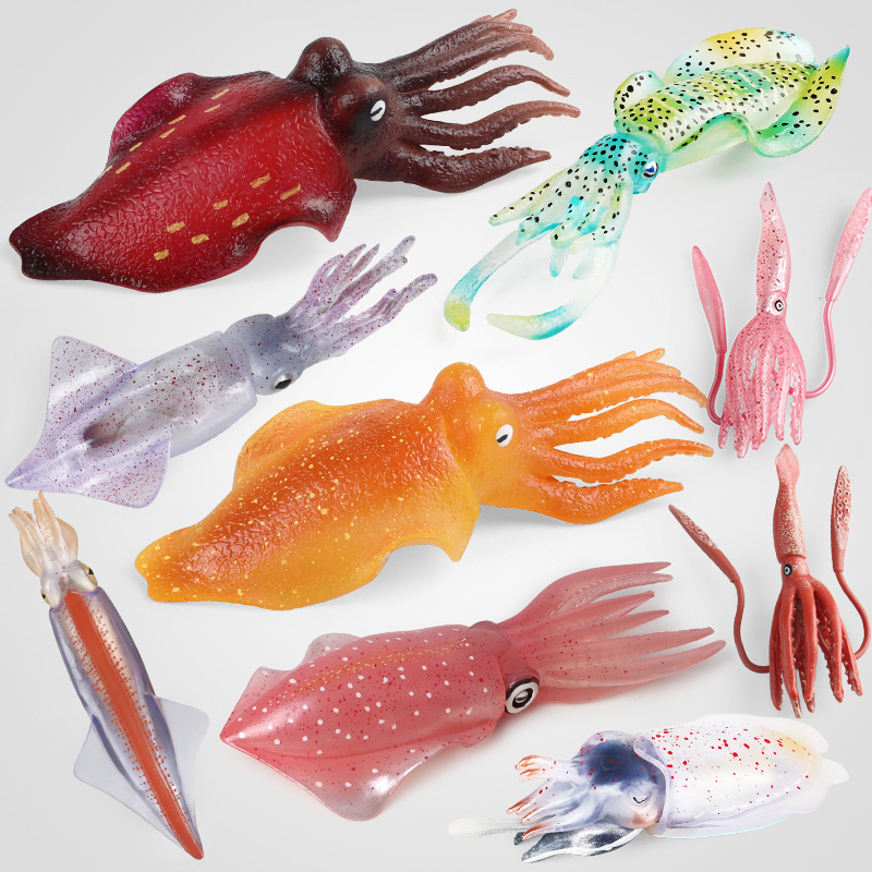 Cross-Border Simulated Marine Animal Model Vampire Squid Squid Octopus Octopus Baby Cognitive Science and Education Ornaments Cross-Border Simulated Marine Animal Model Vampire Squid Squid Octopus Octopus Baby Cognitive Science and Education Ornaments