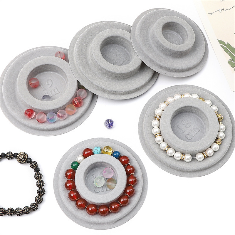 Material PE joyería de flojo hecha a mano DIY diseño de cuerdas de disco collar de cuentas artículos de cuentas a granel cuentas disco vacío image 5