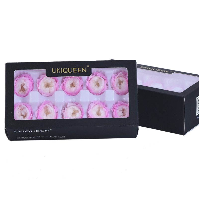 3-4cm 10 piezas DIY flor eterna Austin Rosa flor cabeza Yunnan origen al por mayor regalo del Día de San Valentín