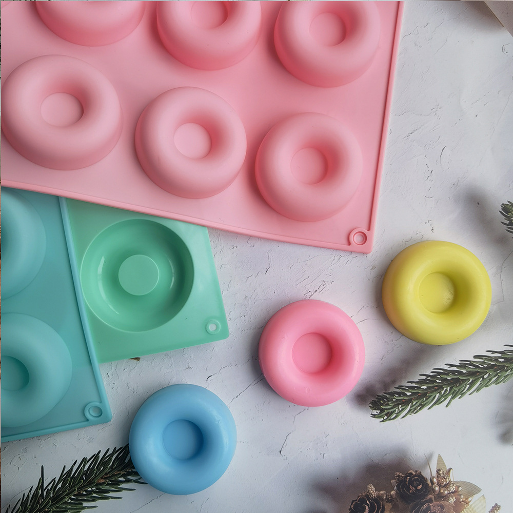 8 donuts 420 galletas dulces molde de silicona molde de pastel de mousse molde de gelatina