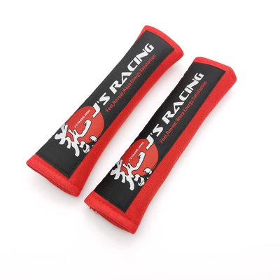 Seat belt shoulder pad, Pad Red HKS BRIDE - yi-js-racing