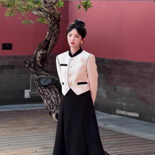 秋季新款女装时尚显瘦独特高端轻奢名媛气质御姐小香风绝美套装裙