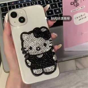 Hellokitty Diamond Shell Handmade DIY Color Diamond Material Package Suitable for Apple Series Protective Cases