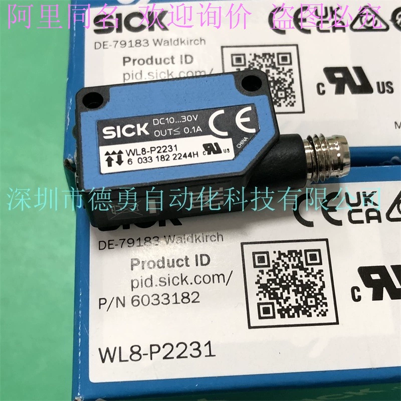 Немецкий фотоэлектрический датчик SICK WF2-40B410, подлинный поддельный фотоэлектрический переключатель с одной пенальти и десятью слотами