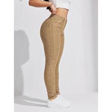 B 20028 Hot girl high-waisted slim pants ���ø���խ�_ѝ�¿�