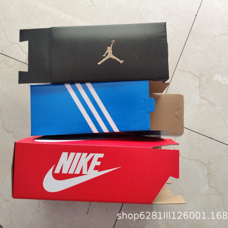Nike Adi Aj Jordan Slippers Box Paper Box Shoe Box Packaging Box Environmental Protection Box
