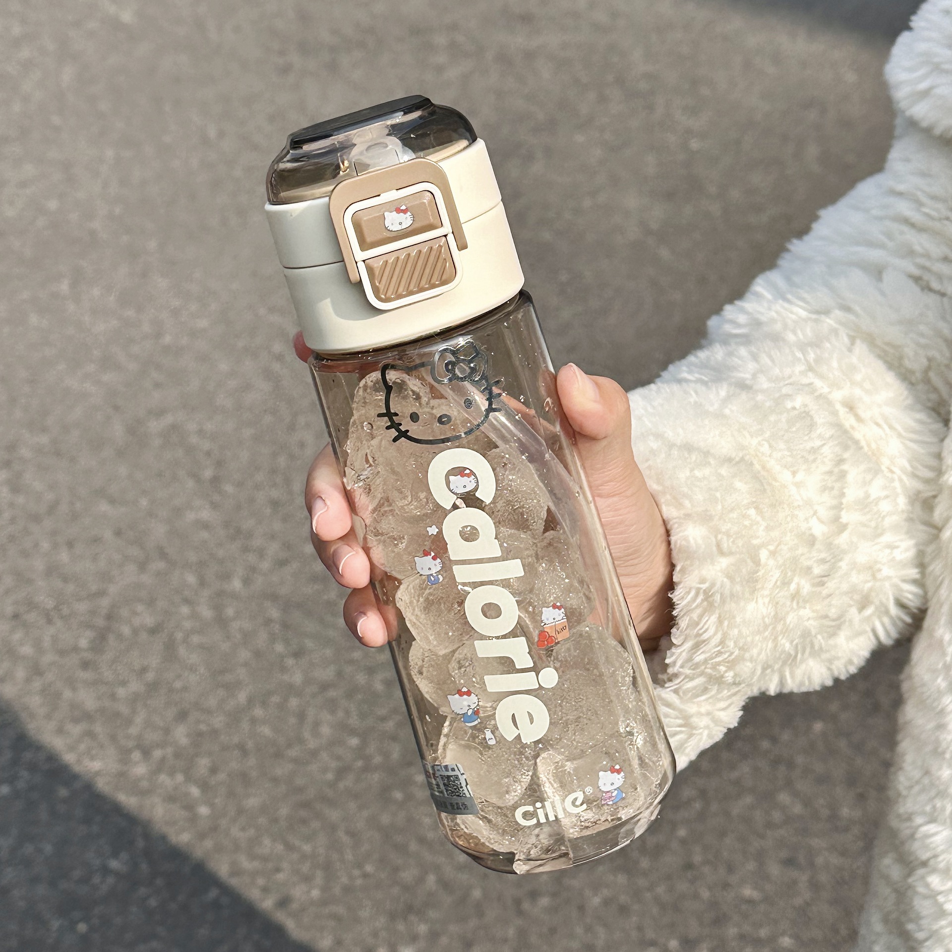 Xile Water Cup Girls High Yan Value Summer New Student Portable High Temperature Resistant Plastic Straw Cup Pregnant Women with Scale