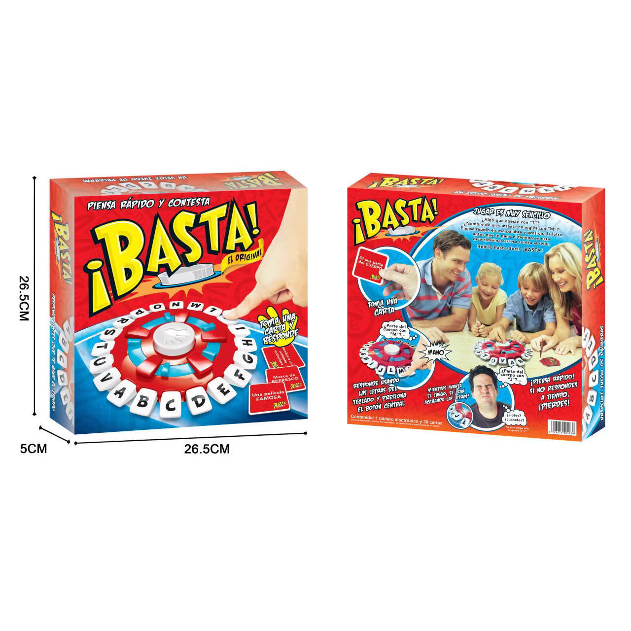 Amazon Cross Border Kids Crazy Alphabet Game Fast-paced Family Board Game Educational Toys