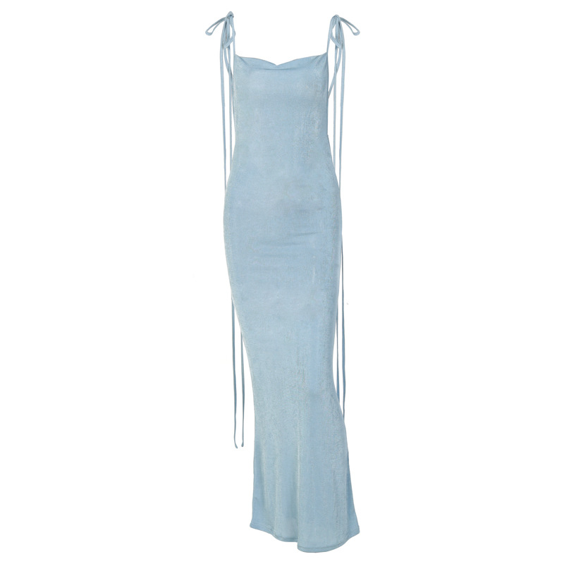 310g Weight Maxi Long Dress Dress Length Type Sleeveless Sleeve Length Sheath Dress Dresses Type Spandex, Polyester Fabric Type Mid Waist Waist Line Daily Occasion Slim Fit Type Solid Color Pattern Summer Season Women'S Gender Patchwork Design Fashion Style Wholesale Women'S Fashion Patchwork Solid Color Daily Sleeveless Sheath Dress 25