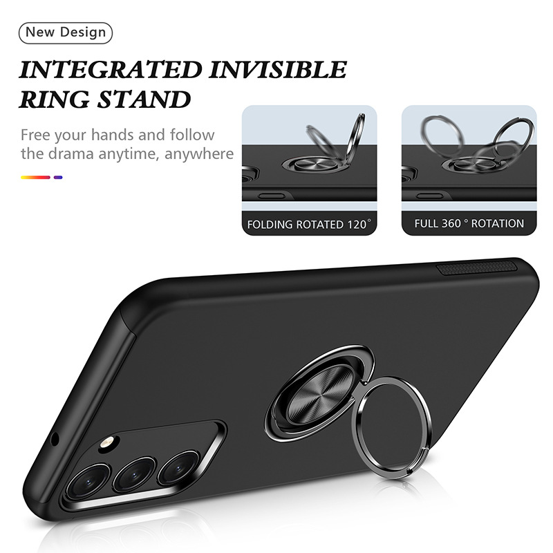 Coque de téléphone antichoc avec support invisible pour samsung s24fe_voghion.com