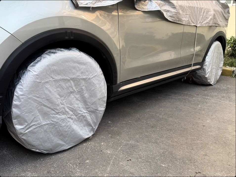 Car tire protective cover/sun-proof tire shield/anti-rain, anti-freeze, anti-dog urine, anti-construction damage spare tire cover