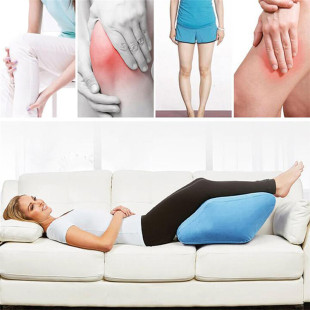 Factory spot inflatable leg pillow wedge pillow knee relaxation fatigue travel mat