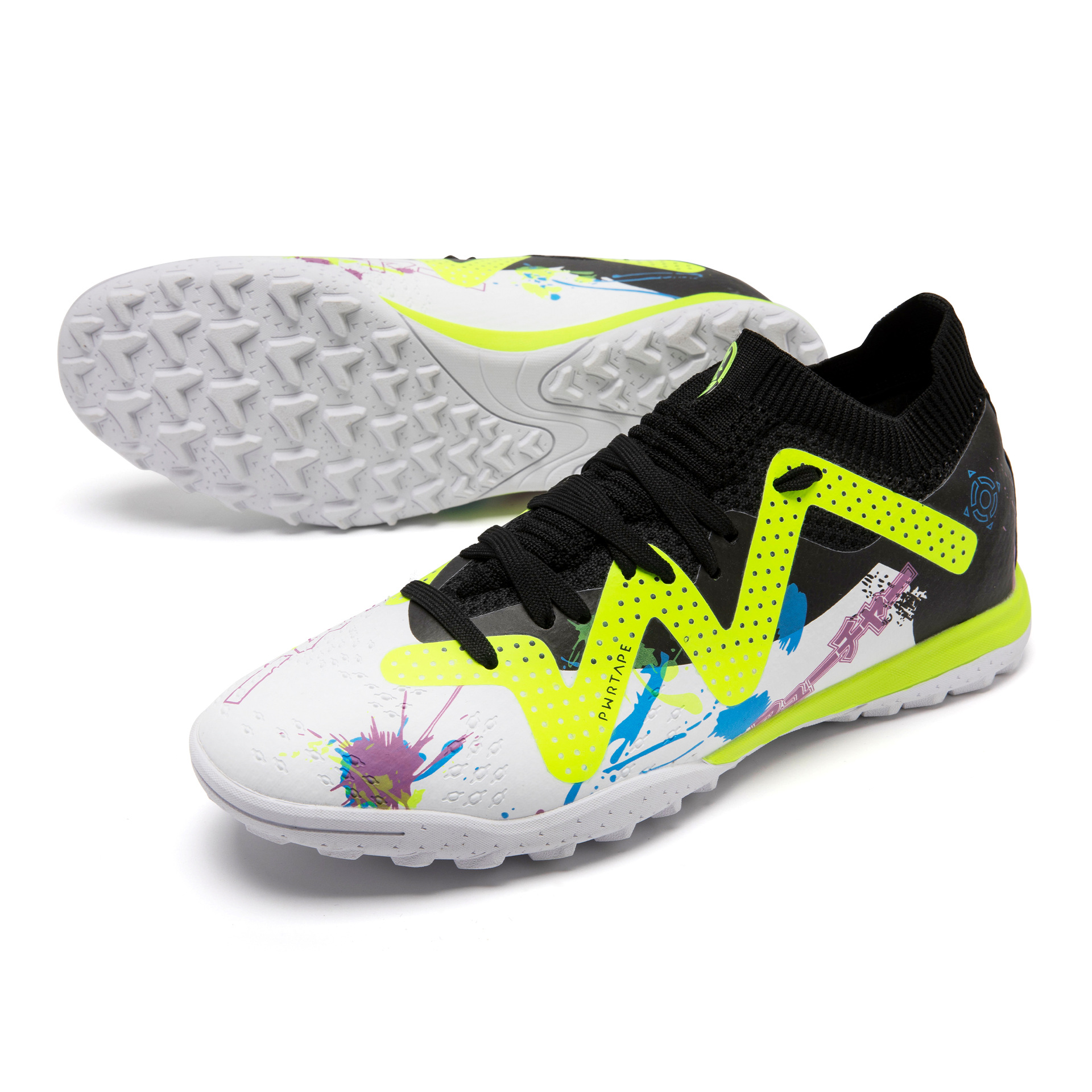 Clavos rotos-verde fluorescente