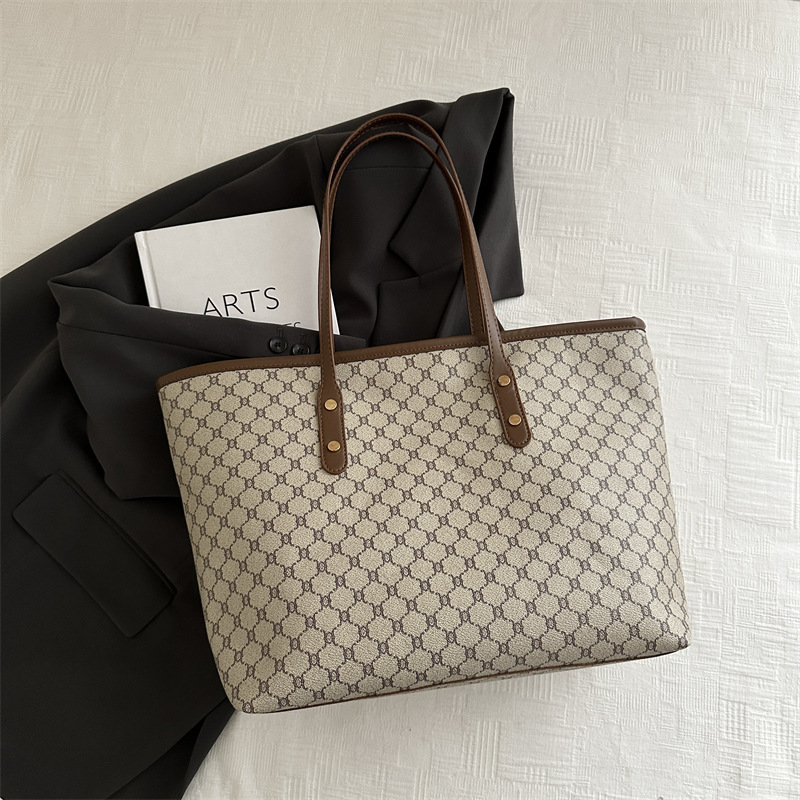 Invierno textura versátil bolso de mano mujer 2024 nueva moda en línea para trabajar bolso de hombro de mujer gran capacidad bolsa de mano